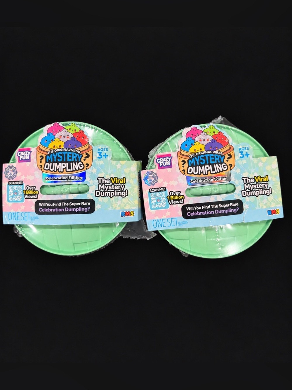 🌈 *BRAND NEW* RMS CRAZY FUN MYSTERY DUMPLING — CELEBRATION EDITION (SET OF 2) 🥟✨